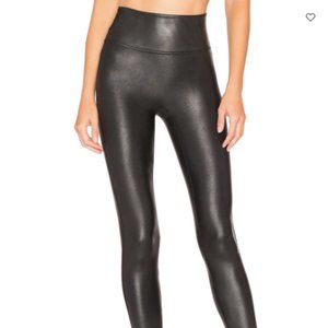 LIKE NEW - Spanx Faux Leather Legging, Size L